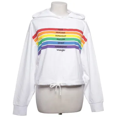 Capuchon sweater (Wit, Meerkleurig) van Wrangler Katoen