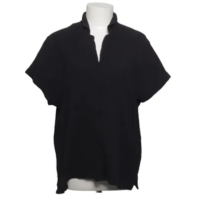 Short sleeve shirt (Black) from MyWear Woman Cotton