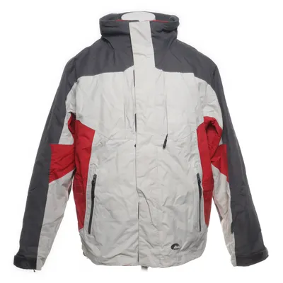 Ski jacket (Gray, White, Red) from Snowgear Polyamide, Polyester, Polyurethane