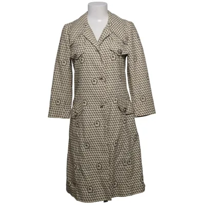 Jas (Beige) van Barbara Bui Katoen, Zijde