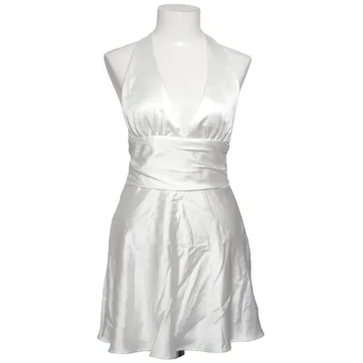 Halterneck dress (White) from Zara Polyester