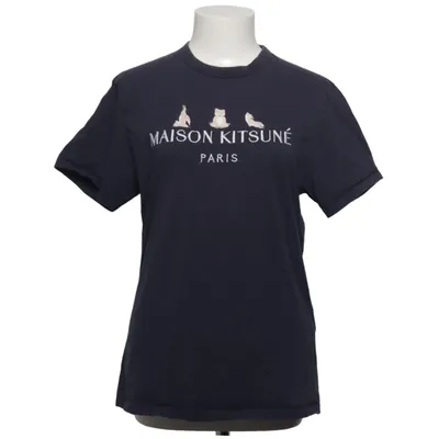 T-shirt (Blue) from Maison Kitsuné Cotton