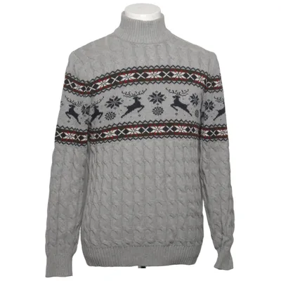 Christmas sweater (Gray, Multicolored) from Selected Homme Organic cotton