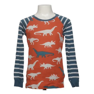 Langærmet t-shirt (Blå, Orange, Hvid) fra Hatley Økologisk bomuld