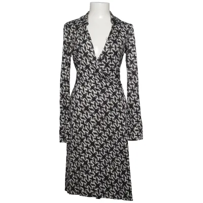 Wrap dress (Black, Gray, White) from Diane von Furstenberg Vintage Silk