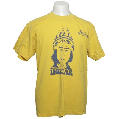 T-shirt (Geel) van Hanes Katoen