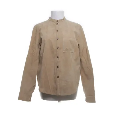 Leren jack (Beige) van Samsøe & Samsøe Suède