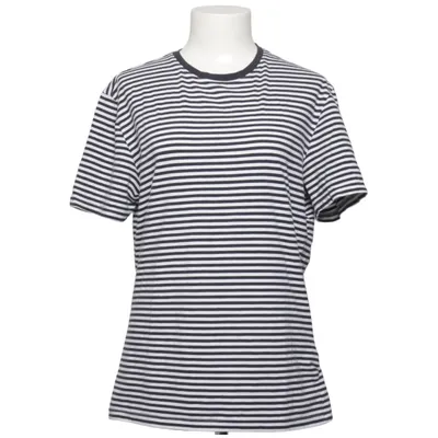 T-shirt (Wit, Zwart) van Bruun & Stengade Katoen, Elastaan