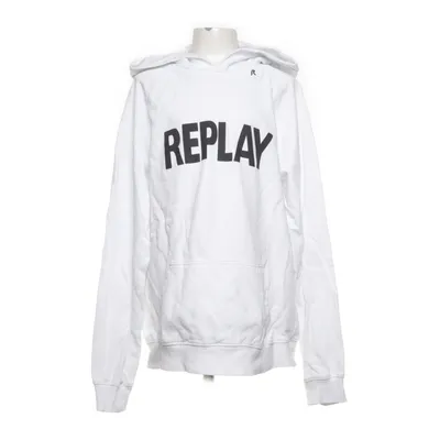 Hoodie (White) from Replay Cotton