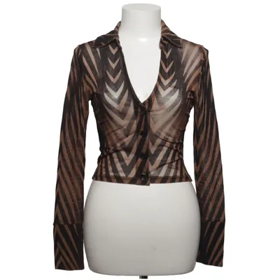 Blouse (Black, Brown) from The Kript Polyester