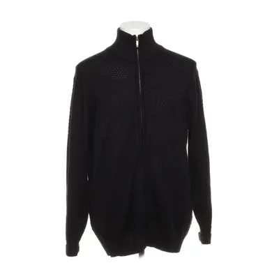 Cardigan (Noir) de Bisón Acrylique, Laine