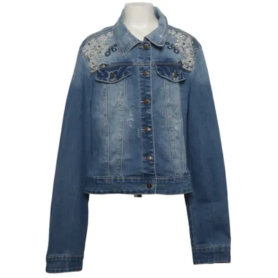 Veste en jean (Bleu) de Zuiki Coton, Élasthane, Polyester, Viscose