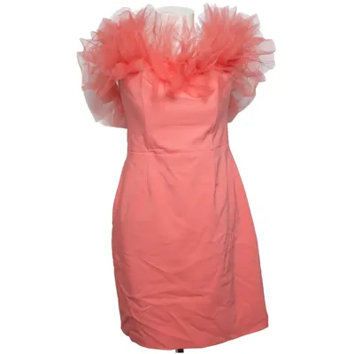 Dress (Pink) from Naf Naf Cotton, Elastane, Polyamide, Polyester, Viscose