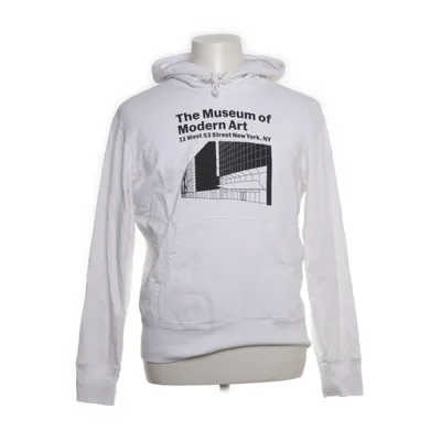 Hoodie (White) from Uniqlo Cotton, Polyester