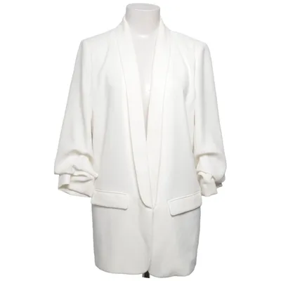 Kavaj (Vit) från Zara Polyester, Viskos