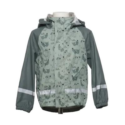 Regnjacka (Grå, Vit) från Ocean Works Polyester