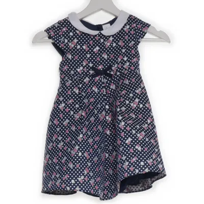 Klänning (Blå, Flerfärgad) från Jasper Conran Bomull, Metallfiber, Polyester