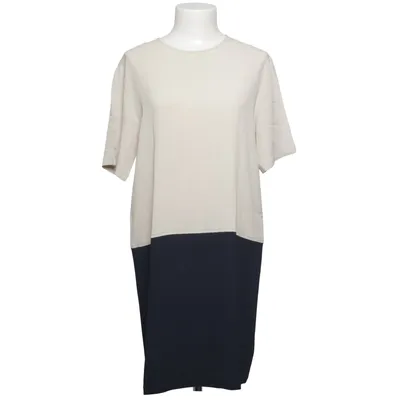 Kjole (Beige, Blå) fra Antonelli Acetat, Silke