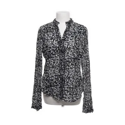 Blouse (Wit, Zwart) van Flash Katoen