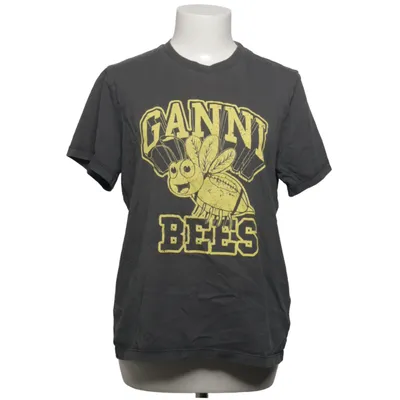 T-shirt (Gray, Yellow) from Ganni Organic cotton