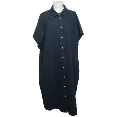 Denim jurk (Blauw) van Monki Katoen