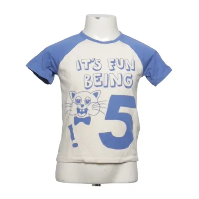 T-shirt (Blauw, Wit) van Mini Rodini Katoen, Elastaan