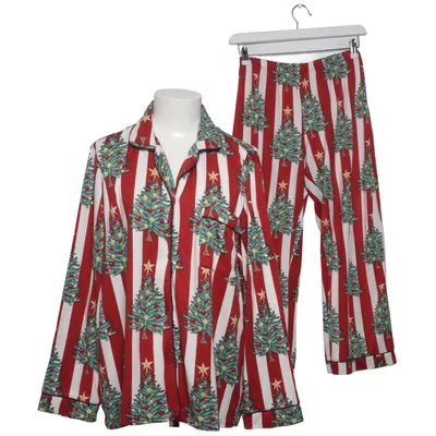 Pajamas (Red, White, Green) from Chelsea Peers Elastane, Recycled polyester
