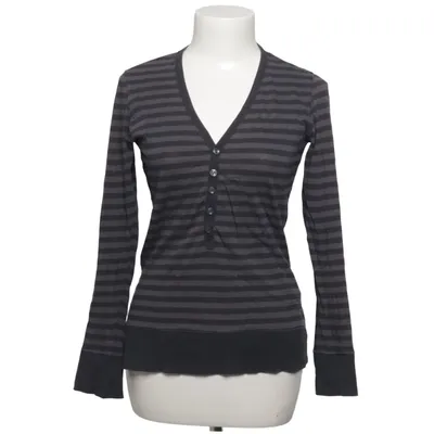 Henley shirt (Zwart, Grijs) van G-Star Katoen