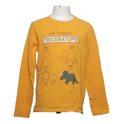 Lange mouwen shirt (Geel) van NKD Katoen, Elastaan