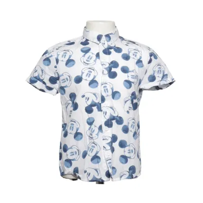 Chemise à manches courtes (Blanc, Bleu) de Disney Coton