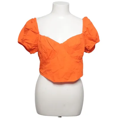 Crop top (Oranje) van Divided by H&M Katoen, Polyester