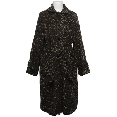 Manteau (Marron, Noir) de Camille Botten x NA-KD Acrylique, Coton, Polyester, Laine