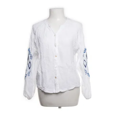Blouse (Wit, Blauw) van Costes Atelier