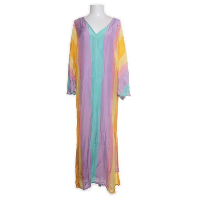 Robe longue (Violet, Jaune, Multicolore) de Sundress Coton, Soie