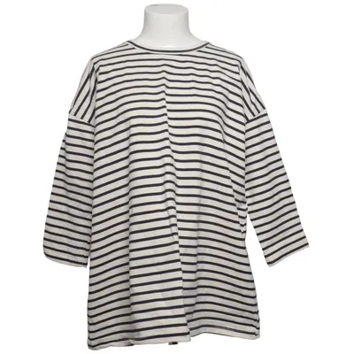 T-shirt à manches longues (Blanc, Noir) de Wendy Trendy Coton