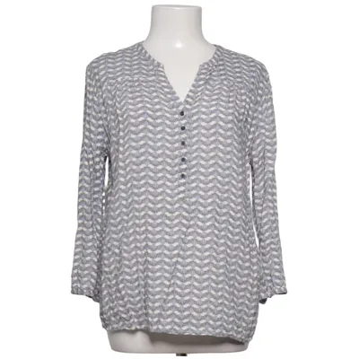 Blus (Blå, Beige, Vit) från Saint Tropez Viskos