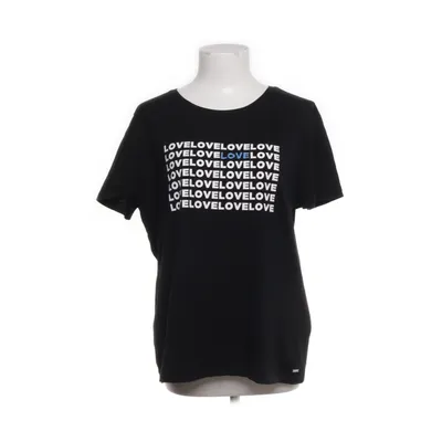 T-shirt (Svart, Flerfärgad) från Tom Tailor Denim Bomull