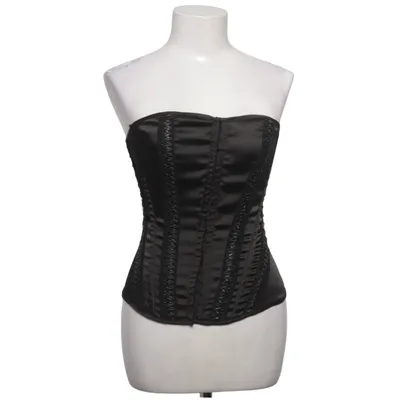 Corset (Black) from Charlotte Russe Elastane, Polyester