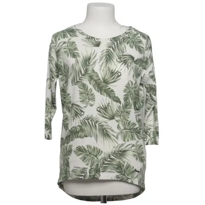 Top (White, Green) from Hallys Elastane, Polyester