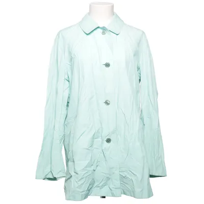 Manteau (Vert) de Daks Coton, Polyamide