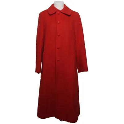 Coat (Red) from Piretta Polyester, Wool