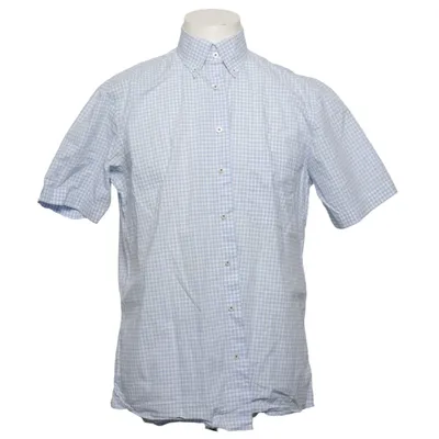 Korte mouwen shirt (Blauw, Wit) van Stenströms Katoen