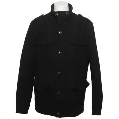 Jas (Zwart) van Premium by Jack & Jones Polyester, Wol