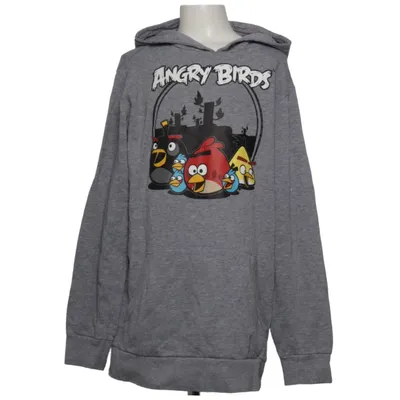 Huvtröja (Grå) från Angry Birds Bomull, Elastan, Viskos