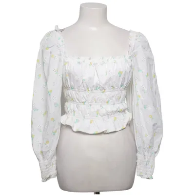 Crop top (White, Multicolored) from For Love & Lemons Cotton