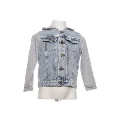 Jeansjacka (Blå, Grå) från Shein Bomull, Modal, Polyester, Viskos