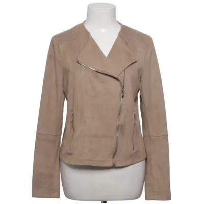 Bikerjacka (Beige) från Flash Woman Elastan, Polyester