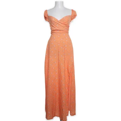 Maxi dress (Orange, Multicolored) from Tiger Mist Elastane, Polyester