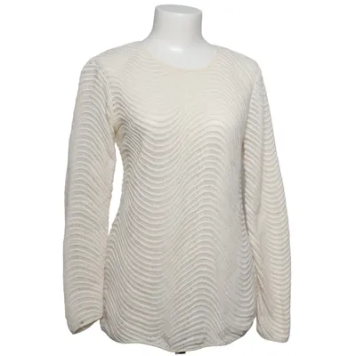 Pull-over (Blanc) de By Malene Birger Coton, Soie, Viscose
