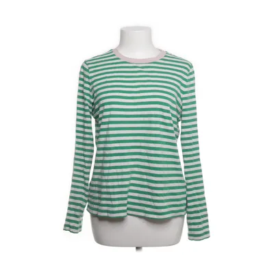 Långärmad t-shirt (Grön, Vit) från & Other Stories Bomull